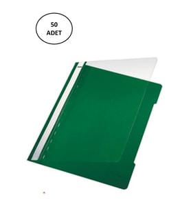 Ticon Plastik Telli Dosya Yeşil 50 li