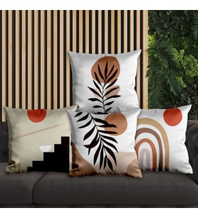 eJOYA Modern Tasarımlı 4'lü Yastık İçi Ve Kırlent Kılıfı 45cm 113764