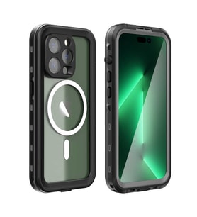 Apple iPhone 14 Pro Uyumlu Kılıf 1-1 Su Geçirmez Kılıf (Siyah)