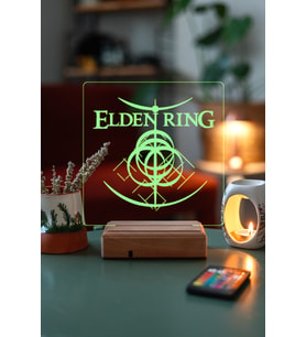 Elden Ring 16 Renk Kumandalı 3D Gece Lambası