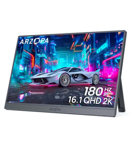 ARZOPA Z3FC 16.1 inç 180Hz 2K QHD IPS Type-C Taşınabilir Monitör