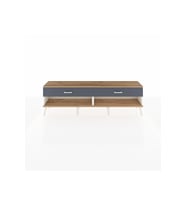 Arges TV Ünitesi 2 Çekmeceli  176x30x51 Aytaşı-Çam/Antrasit