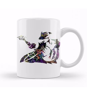 Michael Jackson  Psychedelic Kupa Bardak Porselen