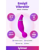 3 Farklı Başlık, 12 Emme 12 Titreşim Modu: Emişli Klitoris ve G Noktası Vibratörü – iyimor