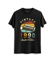 Vintage 1990 Limeted Edition Siyah Tshirt
