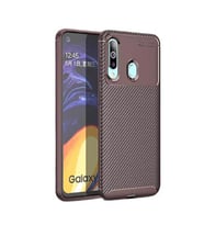 Galaxy A02S Kılıf Elde Kaymayan Kamera Korumalı Kılıf (Kahverengi)