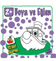 Boya ve Eğlen Mor Kitap