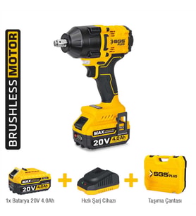 SGS AKÜLÜ DARBELİ SOMUN SIKMA / 20 VOLT / 4 Ah / BL SGS5503