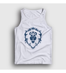 Presmono Unisex Beyaz Alliance Logo World Of Warcraft Oyun Atlet 422822tt (Beyaz)