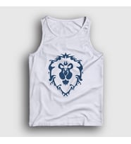 Presmono Unisex Beyaz Alliance Logo World Of Warcraft Oyun Atlet 422822tt (Beyaz)