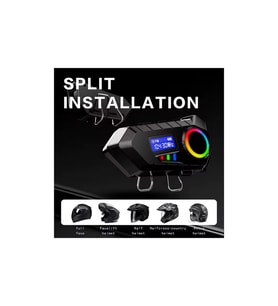 Y30 Kask Kulaklık Bluetooth Motosiklet Kulaklık Rgb Radyolu Intercom