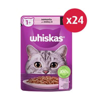 Whiskas Somonlupoşet Yaş Mama 85 gr 24x
