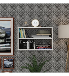 Kenzlife kitaplık nihan 040*060*20 crd duvar rafı