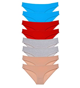Mulvxbrf Brf02 8 Adet Süper Eko Set Likralı Kadın Slip Külot 534 (Mulvix)