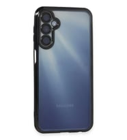 Newface Samsung Galaxy A55 5G Kılıf Razer Lensli Silikon - Siyah