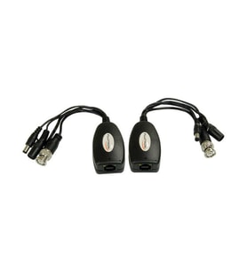 FUJİTRON FTP-101 PVD 1 Port Görüntü+Güç+Data Alıcı/Verici (Siyah)