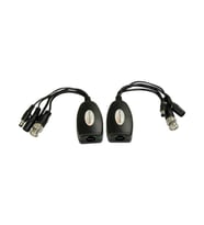 FUJİTRON FTP-101 PVD 1 Port Görüntü+Güç+Data Alıcı/Verici (Siyah)