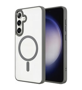 Samsung Galaxy S26 Plus Kılıf M-Safe Şarj Özellikli Krom Silikon Kapak