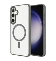 Samsung Galaxy S26 Plus Kılıf M-Safe Şarj Özellikli Krom Silikon Kapak