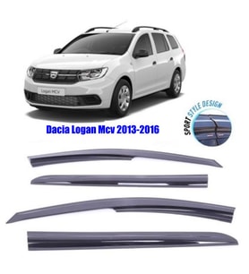 Dacia Logan Mcv Mugen Cam Rüzgarlığı 2013-2019 arası 4'lü Sunplex (Beyaz)