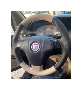 Fiat Linea Punto Araca Özel Direksiyon Kılıfı (krem Nokta)