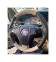 Fiat Linea Punto Araca Özel Direksiyon Kılıfı (krem Nokta)
