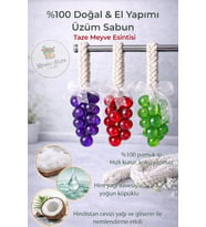 El Yapımı Üzüm Salkım Sabun(Kırmızı-Mor-Yeşil)