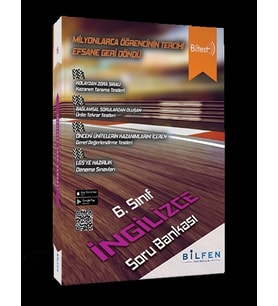 BİLFEN YAYINCILIK 6.SINIF BİLTEST İNGİLİZCE SORU BANKASI