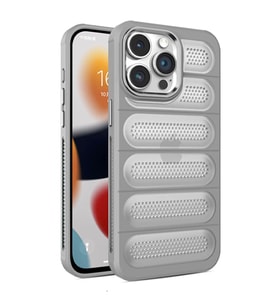 Newface Apple iPhone 15 Pro Kılıf Airmax Silikon Kapak - Titan Gri