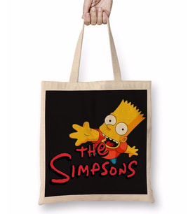 The Simpsons Bart Bez Çanta Uzun Saplı