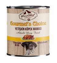 ProChef 24 Adet Gourmet's Choice Yetişkin Köpek Maması 415 Gr Tavuk Etli Konserve Yaş Mama