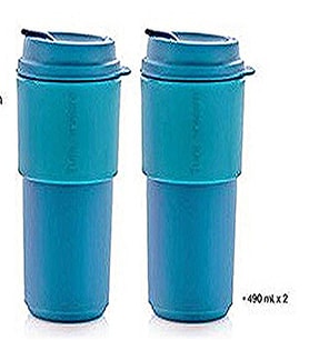 Tupperware Taşıma Bardağım 490 ml Mavi 2 li set