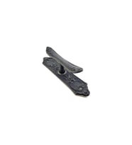 Antika Tarz Dekoratif Pirinç Çiçekli Pencere Kolu - 165x38 mm, Oksit TG-V 3520
