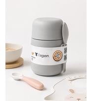 MiniQup MealMate 500 ML Mat Gri Bebek Mama Termos