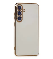 Newface Samsung Galaxy S24 Plus Kılıf Volet Silikon - Beyaz