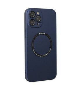 İphone 12 Pro Kılıf Jack Magneticsafe Lens  - Lacivert
