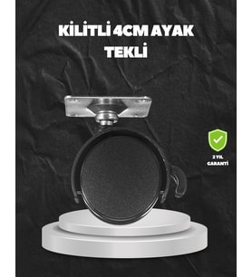 Kilitli 4 cm Evrensel Tekerlek Ayak Tek Adet