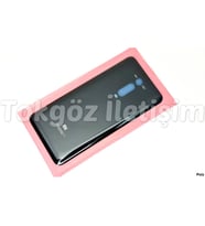 Tkgz Xiaomi Mİ 9T Mi 9T Pro Arka Pil Batarya Kapağı (CAM) SİYAH