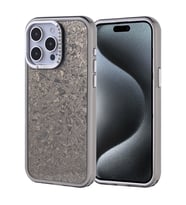 iPhone 15 Pro Max Kılıf Taşlı Tasarımlı Kapi Kılıf (Siyah)
