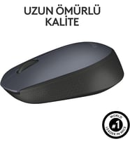 Logitech M170 Kablosuz Mouse Siyah USB 12 Ay Pil Ömrü