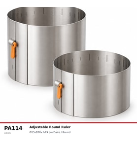 Fida Kızaklı Metreli Yuvarlak Ayarlı Çember h19 Cm