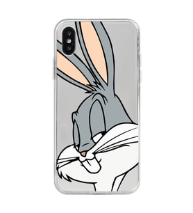 Iphone X / Xs Uyumlu Bugs Bunny Desenli Şeffaf Telefon Kılıfı