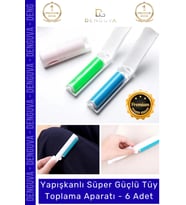 #TüyRulosu Yapışkanlı Yıkanabilir Silindir Kedi Köpek Koltuk Elbise Pratik Tüy Toz Toplama Rulosu -