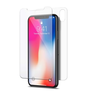 Apple iPhone X-XS Ön ve Arka Uyumlu Ekran Koruyucu Yeni Nesil? Yüksek Kalite HD Cam (Renksiz)