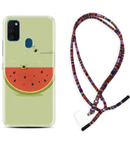 Samsung M21 M22 M23 M30 M31S M32 Kılıf Boyun Asklı Rasta Silikon Woohoo 1373