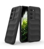 Tecno Spark 40 Pro Kılıf Elde Tutma Kolaylıkla Kaydırmaz Kenar Line Dizayn Optie (Siyah)