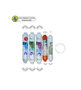PWS Kapalı Kasa Su Arıtma Cihazlarına uygun Sertifikalı 5li mebransız Purefer tatı+mineral set