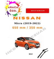 Nissan Micra (2019-2022) Araca Özel Silecek Ön İki Muz