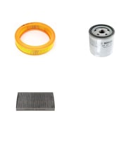 Bosch Filtre Bakım Seti Volkswagen Golf 3 1.6 Benzin 75 Beygir 1996-1997 Hava + Yağ f. + Polen Filtre Sardes