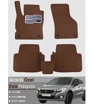CİTROEN DS4 (2011-2018) Uyumlu EVA Paspas Tam Set–Araca Özel,Su Geçirmez,Kolay Montaj